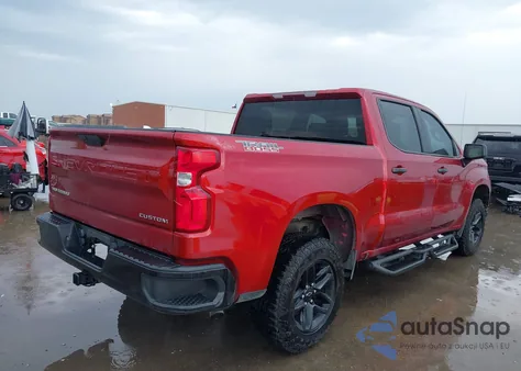 2022 Chevrolet Silverado 1500 Ltd 4Wd Short Bed Custom Trail Boss from USA, damaged, VIN 1GCPYCEK8NZ138763
